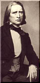 Compositor Franz Liszt - ao 1858