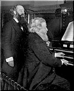 GUILMANT con el organista Clarence Eddy
    en Nueva York en 1898 con 61 aos.