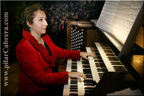                        PILAR CABRERA
  Organista del gran &Oacute;rgano Allen de la Catedral  